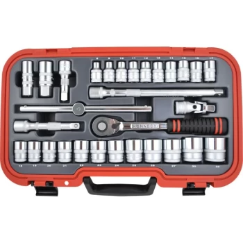 Kennedy-pro - Metric Socket Set 30PC 1/2' Sq Dr