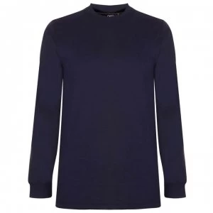 Gelert Sueded Crew Sweater Mens - Navy