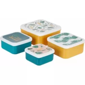 Premier Housewares Mimo Set of 4 Winter Palm Lunch Boxes