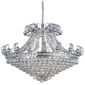 Bloomsbury 8 Light Chandelier Chrome Finish, E14