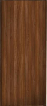 Wickes Sliding Wardrobe Door Walnut Frame and Panel - 2220 x 762mm