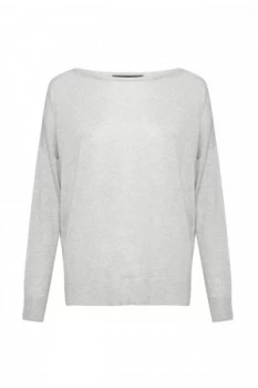 French Connection Spring Light Knit Jumper Light Grey