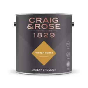 Craig & Rose Chalky Emulsion French Ochre - 5L