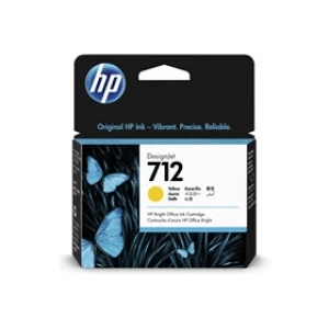 HP 712 Yellow Ink Cartridge