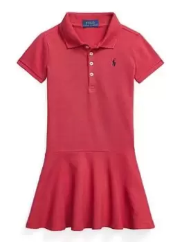 Ralph Lauren Girls Polo Shirt Dress - Red, Size 16 Years=Xl, Women