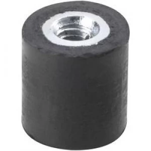 PB Fastener 111438 Threaded Buffer Black