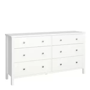 Tromso 3 + 3 Wide Chest Off White