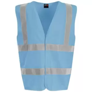 PRO RTX High Visibility Unisex Waistcoat (XL) (Sky Blue)