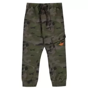 Firetrap Camo Cargo Trousers Junior Boys - Green