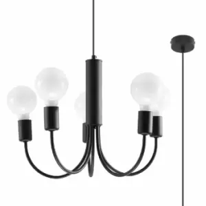 Sollux Chandelier Piccolo 5 Black