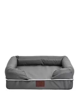 Bunty Cosy Couch Pet Bed Grey - Medium