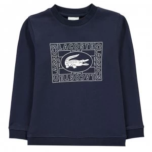 Lacoste Box Logo Sweatshirt - Navy 166