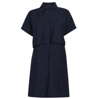 Scotch and Soda Shirt Dress - Navy 0002