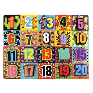 Melissa and Doug Jumbo Numbers Chunky Puzzle