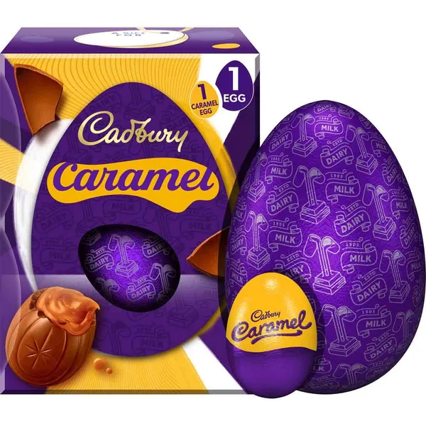 Cadbury Gifts Direct Cadbury Caramel Milk Chocolate Easter Egg (195g) 4241216