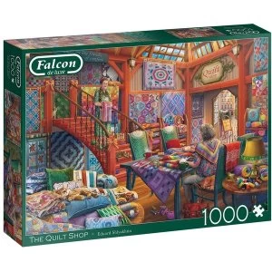 Jumbo Falcon de Luxe The Quilt Shop Jigsaw Puzzle - 1000 Pieces