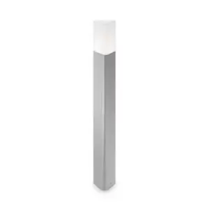 Pulsar 1 Light Outdoor Bollard Grey IP44, E27