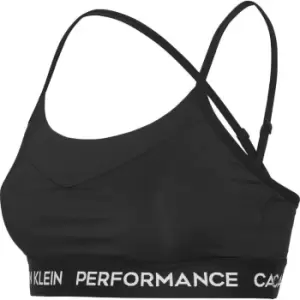 Calvin Klein Performance Performance Logo Sports Bra - Black