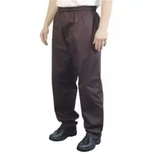 BonChef Baggy Mens Chef Trousers (L) (Black) - Black