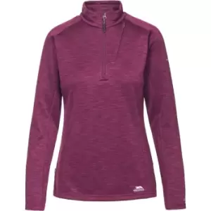 Trespass Ladies Fairford Half Zip Mid Weight Fleece Top 12/M - Bust 36' (91.4cm)