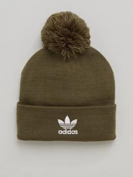 Adidas Originals Bobble Knit Hat - Khaki