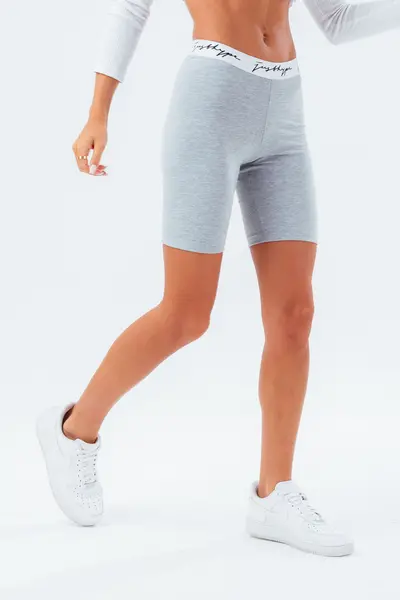 JustHype UK hype grey marl womens cycling shorts