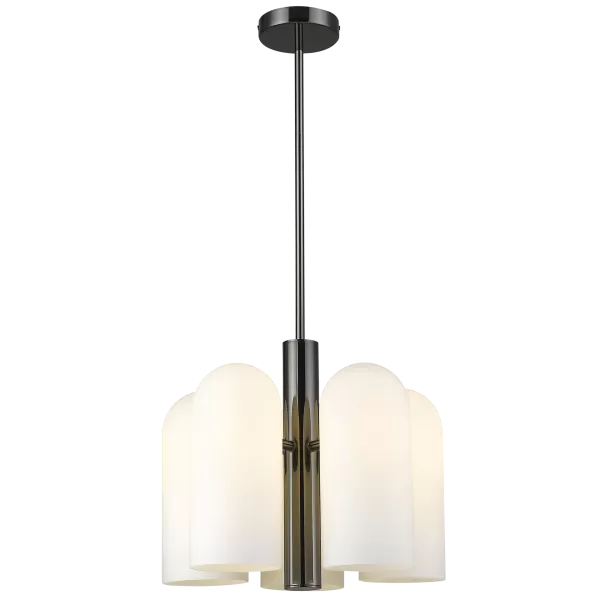 Seoul 5 Light Pendant Ceiling Light Black, E27