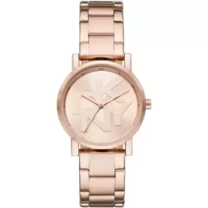 Ladies DKNY 34mm Rose Gold Soho Watch