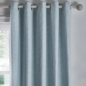 Telford Duck Egg Eyelet Curtains Duck Egg (Blue)