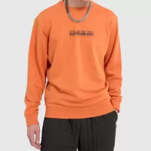 Napapijri B Box Sweatshirt In Orange