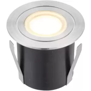 Recessed IP67 Guide Light - 1.2W Warm White LED - Marine Grade Stainless Steel