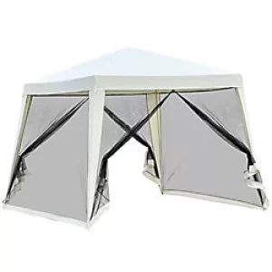 OutSunny Party Tent 84C-090CW Cream 2450 x 3000 x 3000 mm