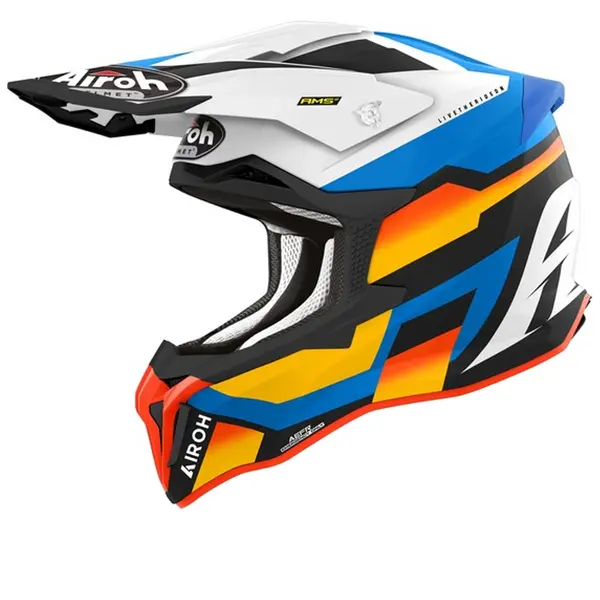 Airoh Strycker Glam Blue Matt Offroad Helmet S