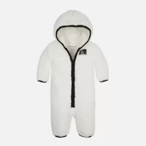 Calvin Klein Teddy Hooded Sherpa Bodysuit - 6-9 months