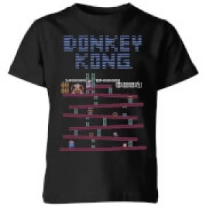 Nintendo Donkey Kong Retro Kid's T-Shirt - Black - 9-10 Years