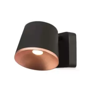 Wall lamp Drone, Aluminum, Brown and copper