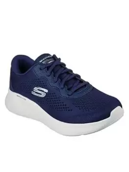 Skechers Lite Pro Mesh Lace Trainer, Navy, Size 5, Women