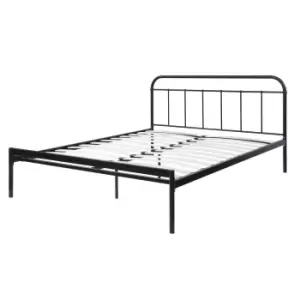 Crazy Price Beds Bourton Black Metal Double Bed