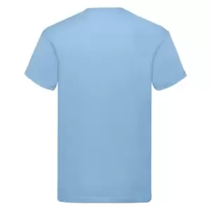 Fruit Of The Loom Mens Original Short Sleeve T-Shirt (M) (Sky Blue)