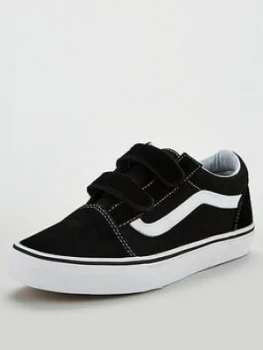 Vans Old Skool Velcro, Black/White, Size 11