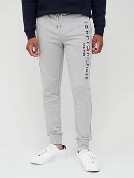 Tommy Hilfiger Basic Branded Joggers - Light Grey Heather, Light Grey Heather, Size L, Men