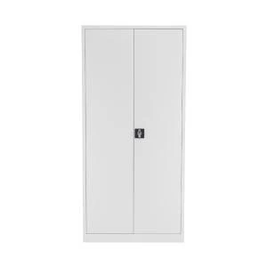 Talos Double Door Stationery Cupboard 1950 White KF78757