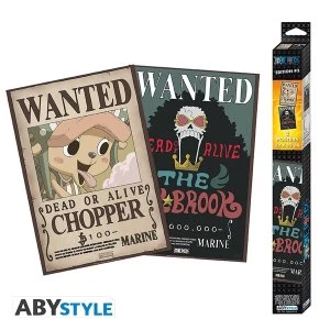 One Piece - Wanted Brook & Chopper Poster