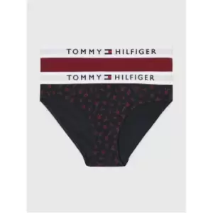 Tommy Hilfiger 2P Bikini Print - Blue