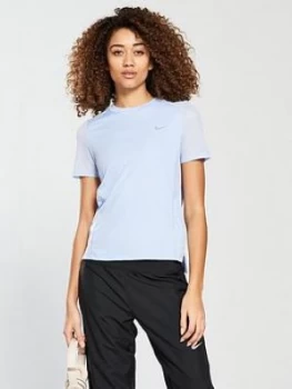 Nike Running Miler Top Blue