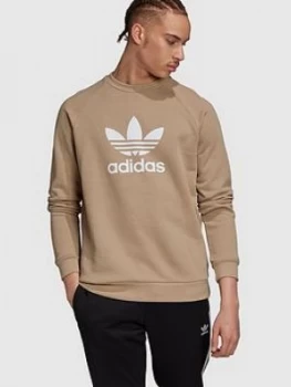 Adidas Originals Trefoil Crew - Khaki