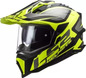 LS2 MX701 Explorer HPFC Alter Motocross Helm, black-yellow, Size XL, black-yellow, Size XL