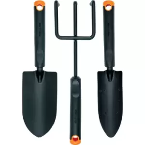 Fiskars ERGO 3 Piece Garden Planting Hand Tool Set