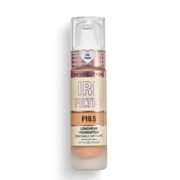 Makeup Revolution IRL Filter Longwear Foundation 23ml (Various Shades) - F10.5