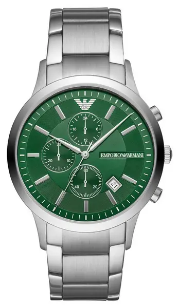 Emporio Armani AR11507 Mens Green Chronograph Dial Watch